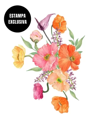 Vestido Longo Plus Size Malha Confortável Luxo Floral