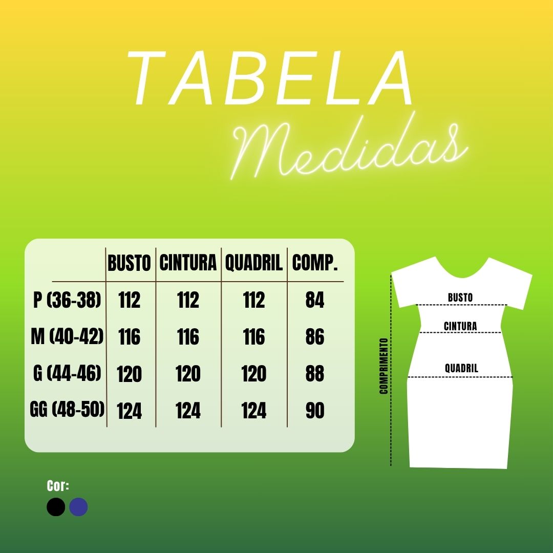 Vestido Oversized Feminina Copa Brasil 100% Algodão Premium + Brinde - Imagem 3